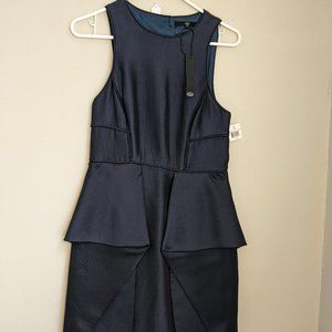 Tibi Navy Blue Holiday/Cocktail Dress